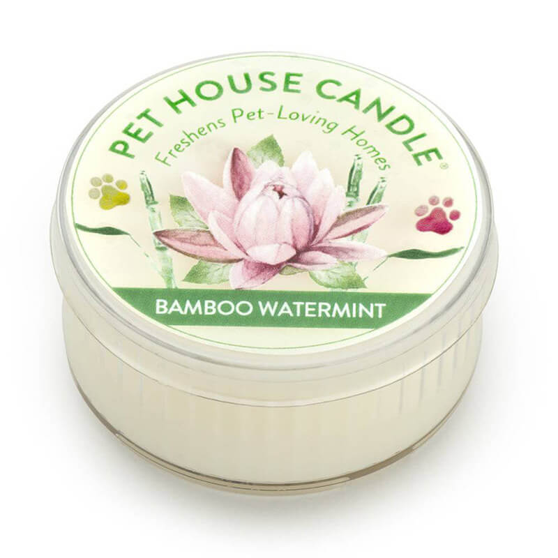 One Fur All Pet House Candle - Bamboo Watermint