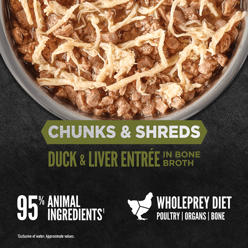 Orijen Cat Chunks & Shreds Duck and Liver
