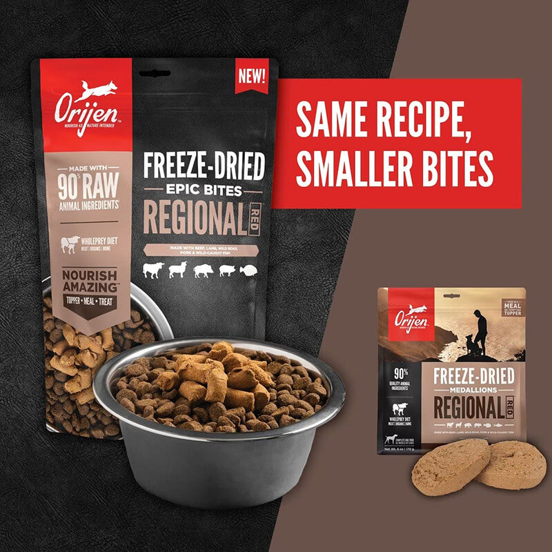 Orijen Freeze-Dried Epic Bites Regional Red