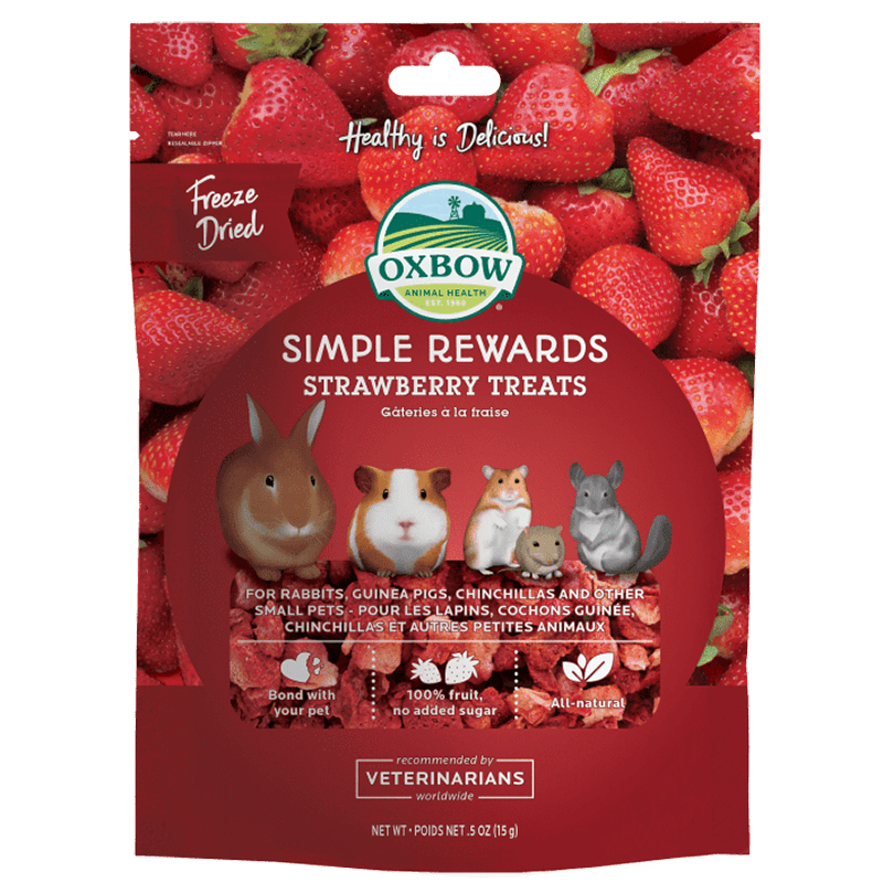 Oxbow Simple Rewards Freeze-Dried Strawberries