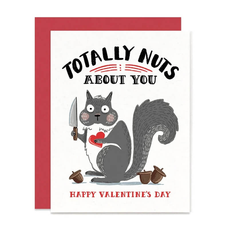 Paper Pony Co. Totally Nuts Valentine Card