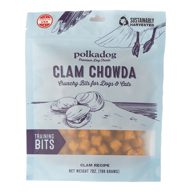 Polka Dog Clam Chowda Training Bits