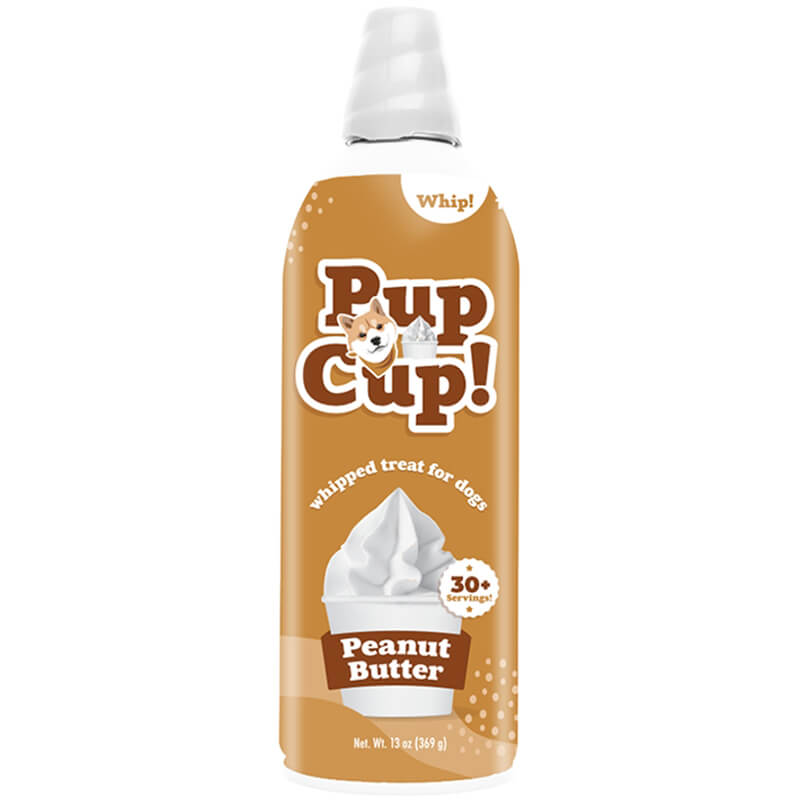 Pup Cup Whipped Cream for Dogs Peanut Butter