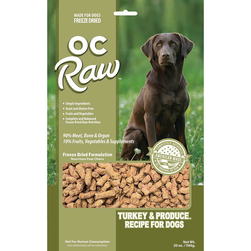 OC Raw Freeze-Dried Rox Turkey & Produce