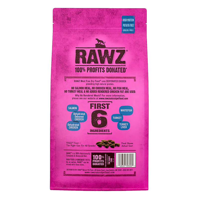 Rawz Limited Ingredient Salmon, Chicken & Whitefish