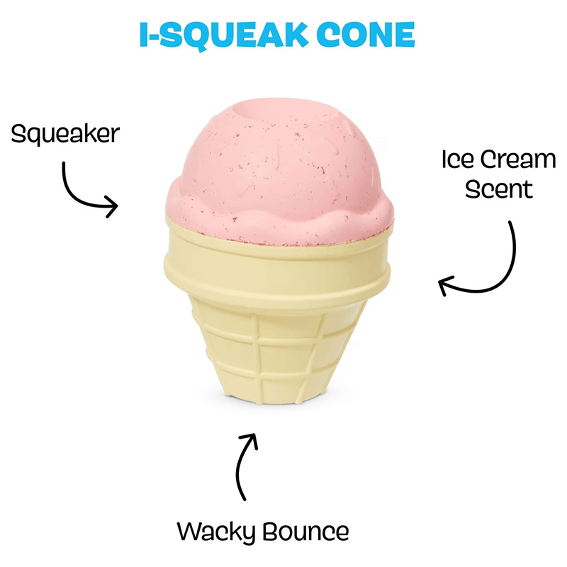BARK Super Chewer I-Squeak Cone