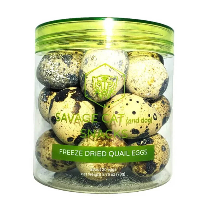 Savage Cat Freeze-Dried Quail Eggs