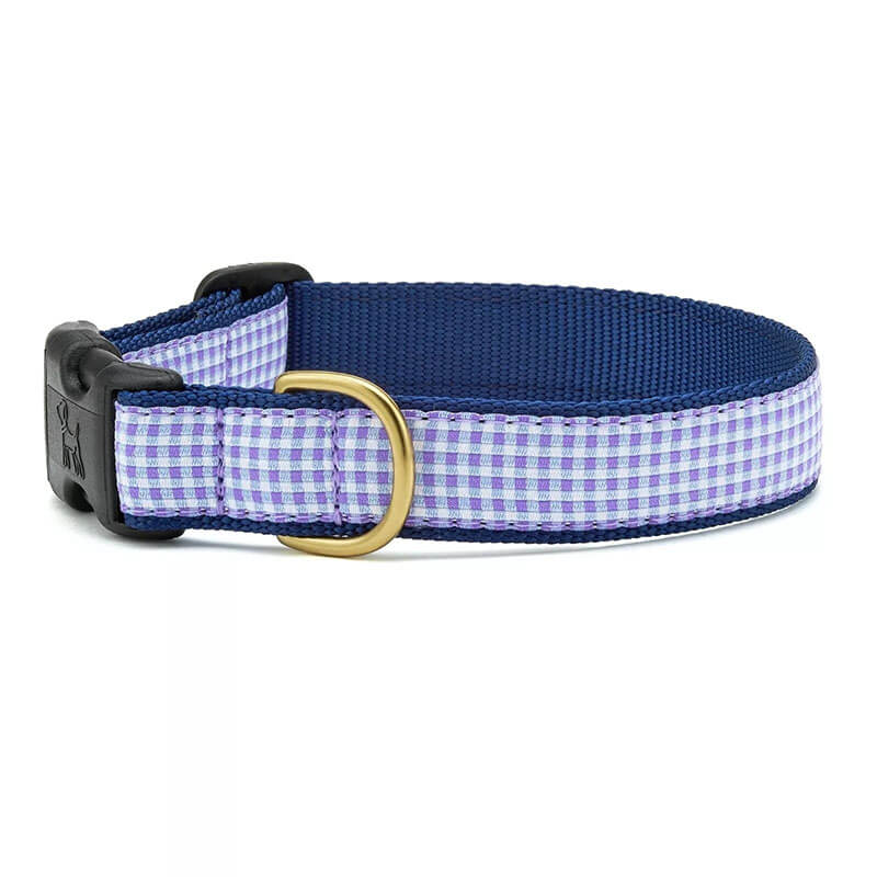 Up Country Collar Purple Gingham