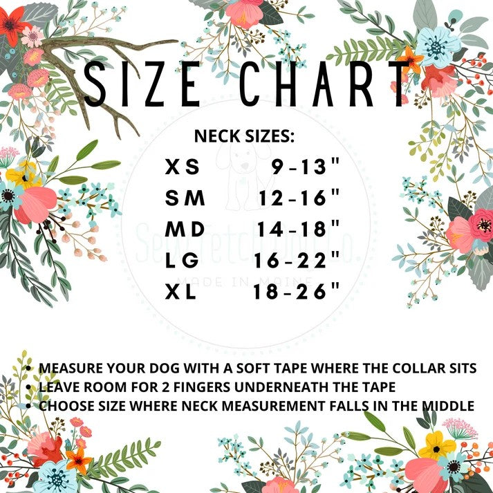 Sew Fetch Collar Cow Print