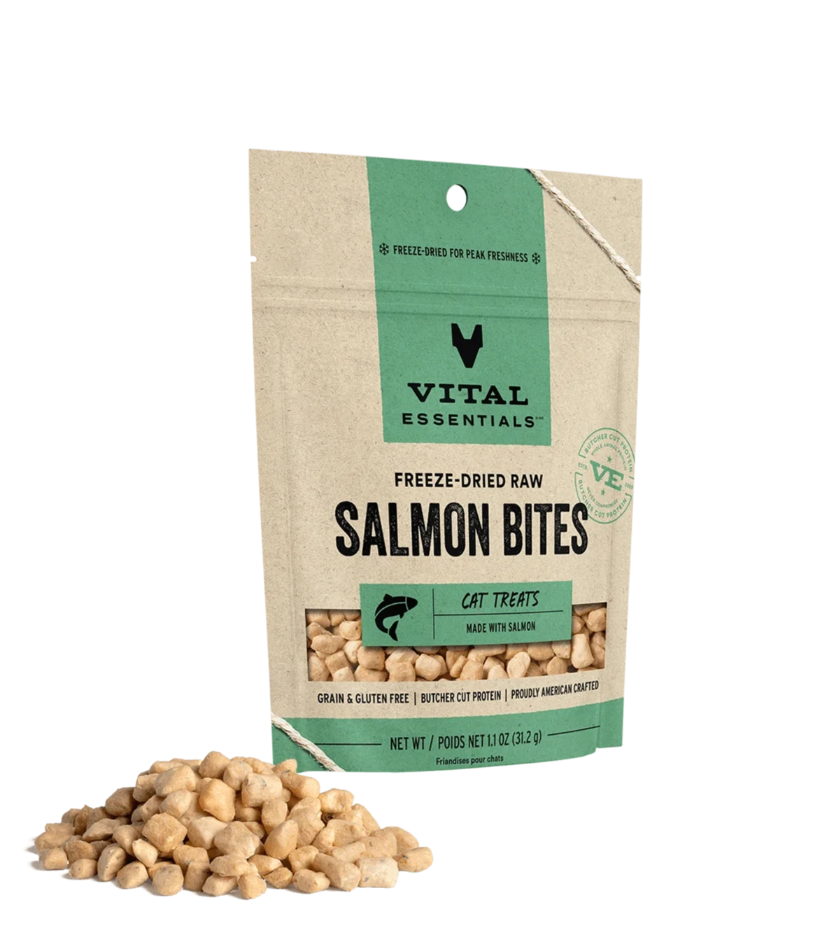 Vital Essentials Cat Freeze Dried Salmon Bites