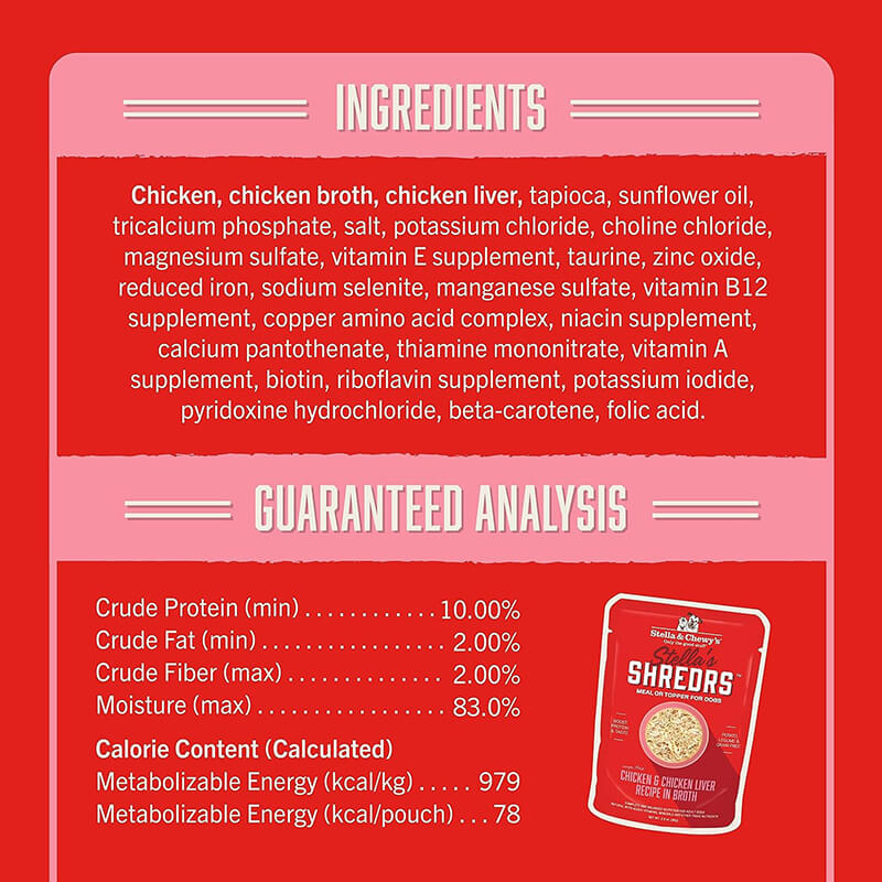 Stella & Chewy's Shredrs Chicken & Salmon