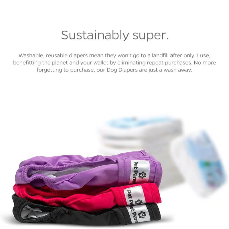 Pet Parents® Washable Dog Diapers+ Extendrs®