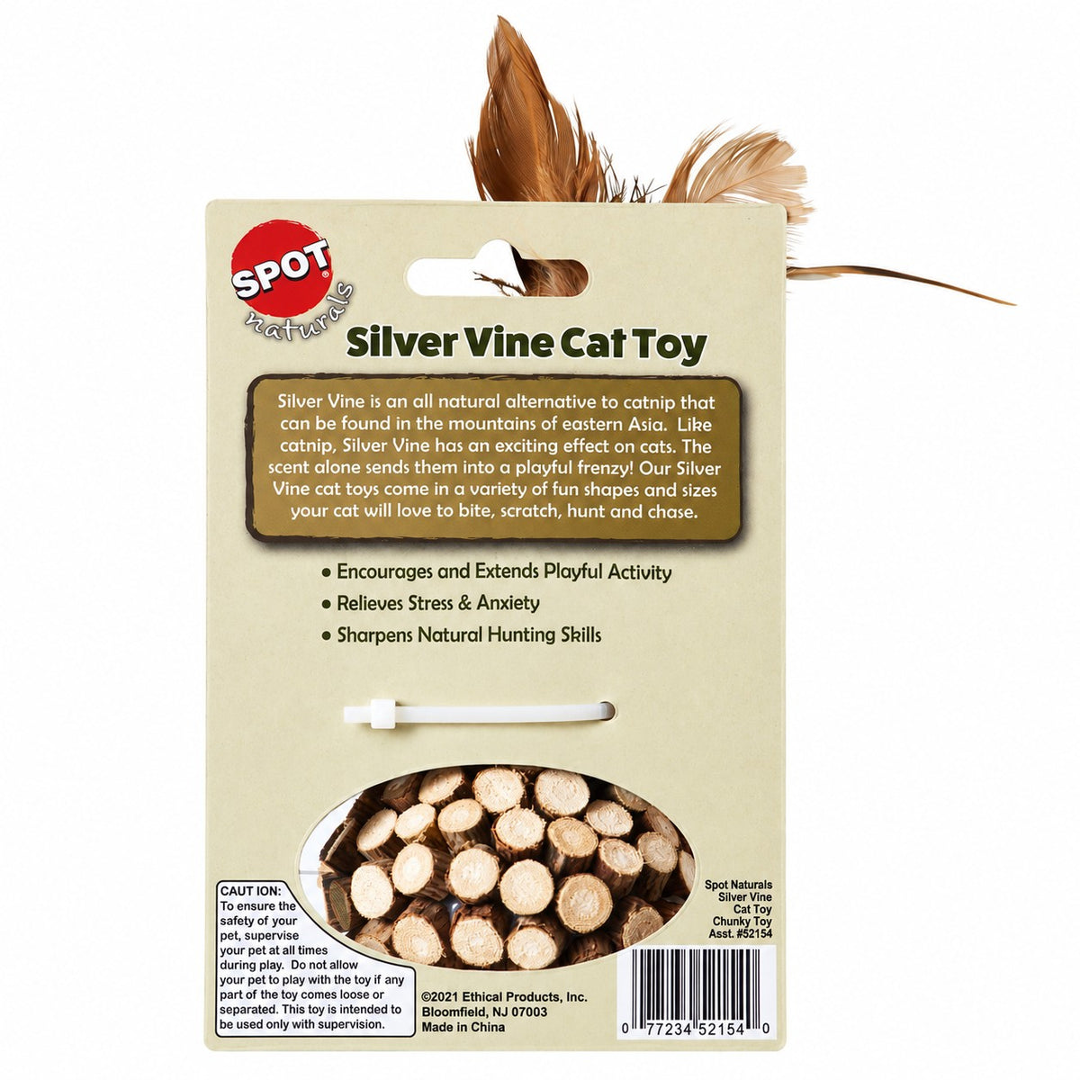Spot Naturals Silver Vine Chunky Cat Toy
