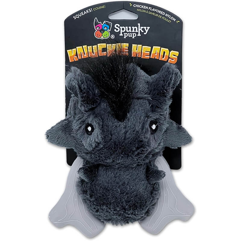 Spunky Pup Knuckleheads Plush Chew Toy Warthog