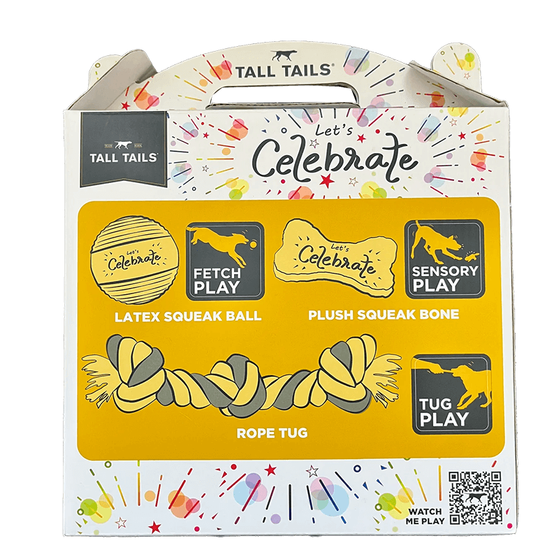 Tall Tails Let's Celebrate Box 3-Pack Birthday Toys