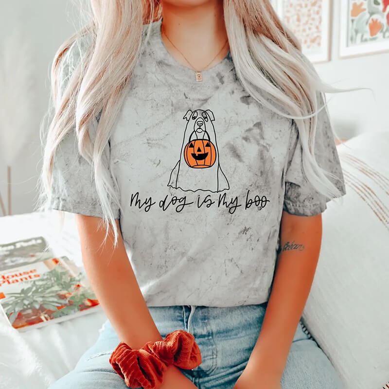 The Dapper Paw 'My Dog is My Boo' Halloween Tee