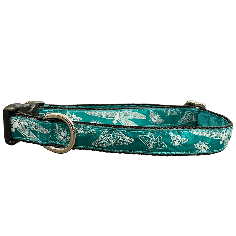 Mackenzie Collar Butterflies on Teal