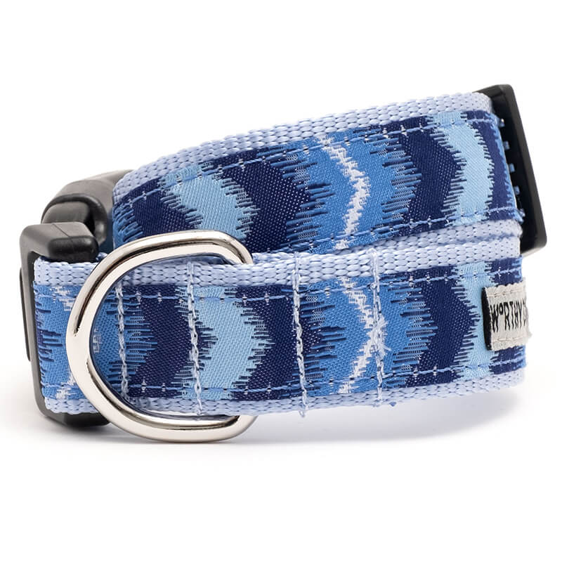 The Worthy Dog Collar Blue Ombre