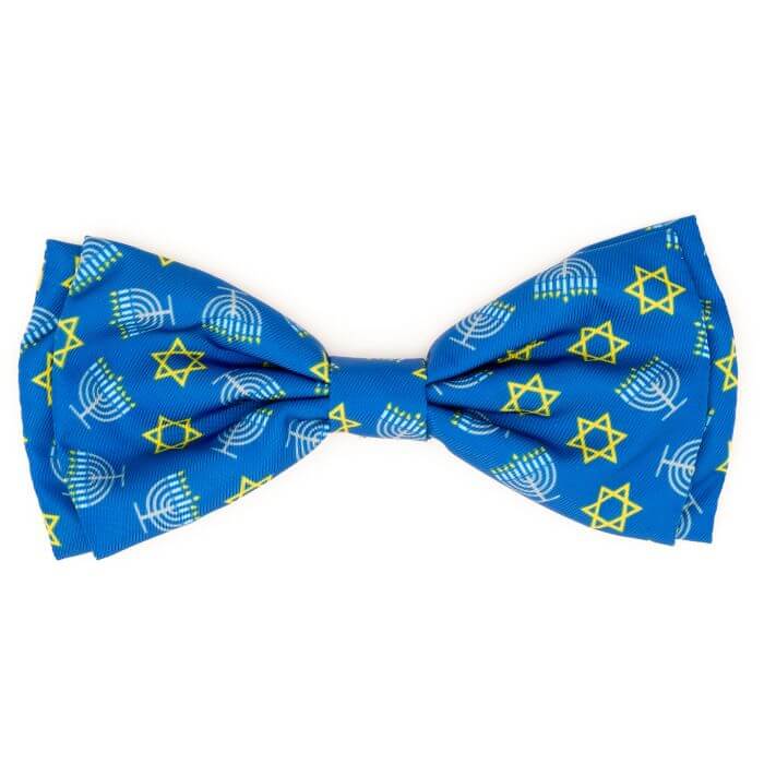 The Worthy Dog Bow Tie Menorah
