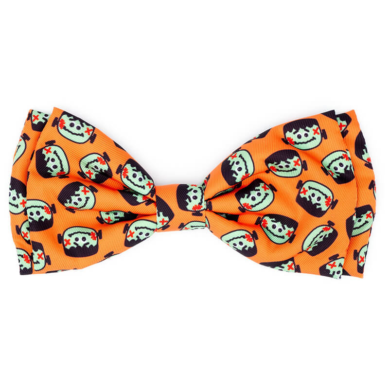 The Worthy Dog Bow Tie Orange Frank