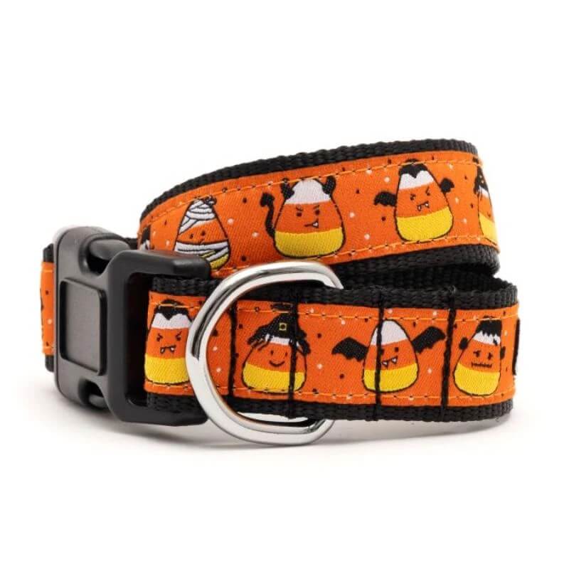 The Worthy Dog Collar Candy Corn Ghouls