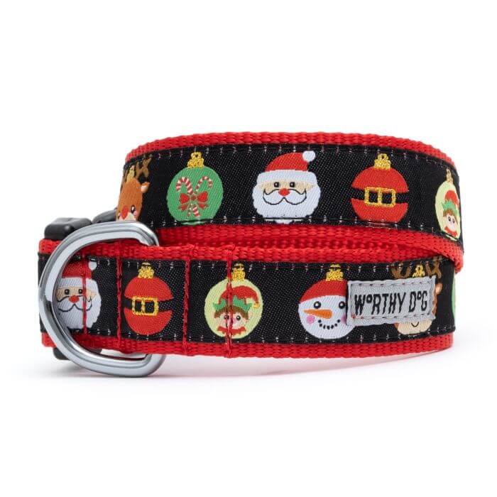 The Worthy Dog Collar Deck the Halls