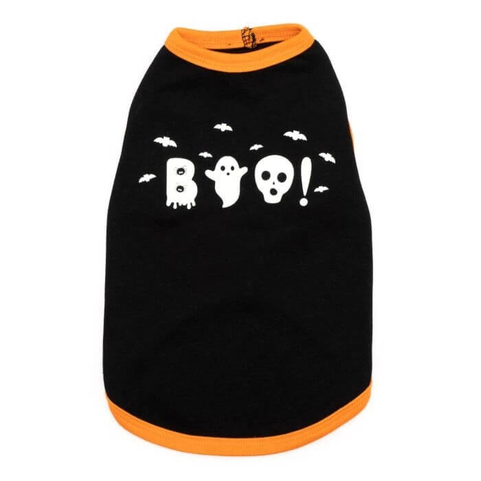 The Worthy Dog Glow in the Dark Boo! Tee Shirt