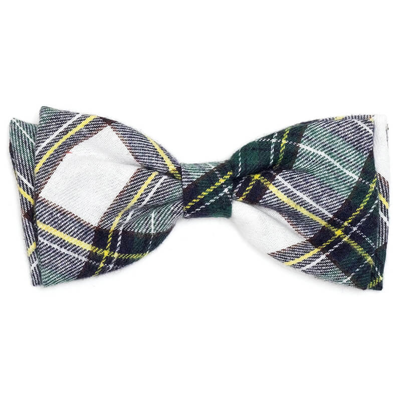 The Worthy Dog Flower Green Stewart Tartan Plaid