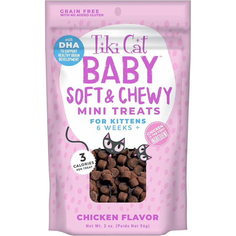 Tiki Cat Baby Soft & Chewy Mini Treats for Kittens