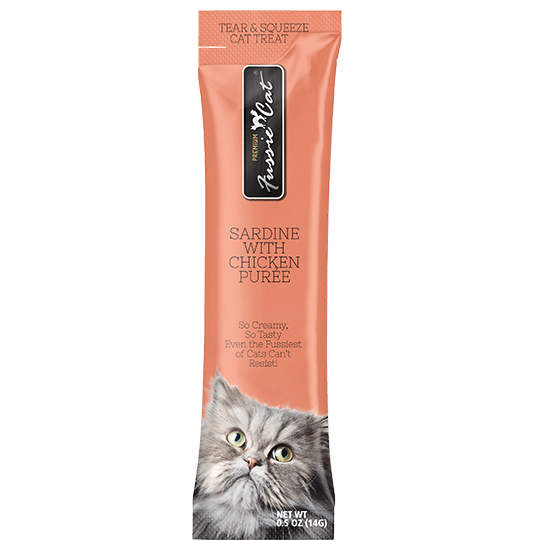 Fussie Cat Puree Lickable Treat Sardine & Chicken