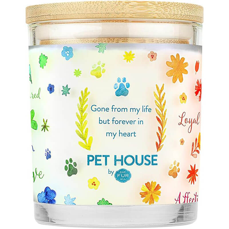 One Fur All Pet House Candle Furever Loved