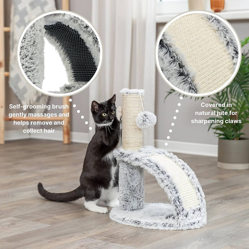 Trixie Winnie Scratching Post With Massage Brush