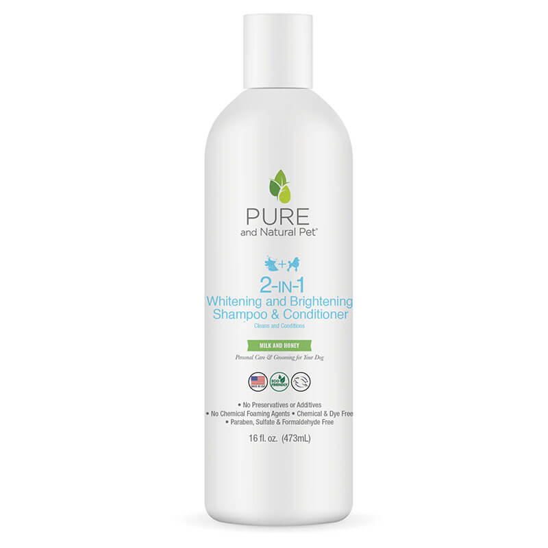 Pure and Natural Pet 2-in 1 Whitening and Brightening Shampoo & Conditioner