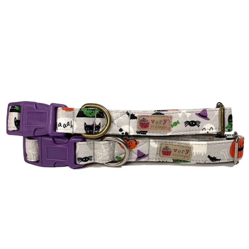Very Vintage Monster Mash Cat Collar