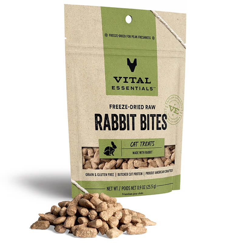 Vital Essentials Cat Freeze Dried Rabbit Bites