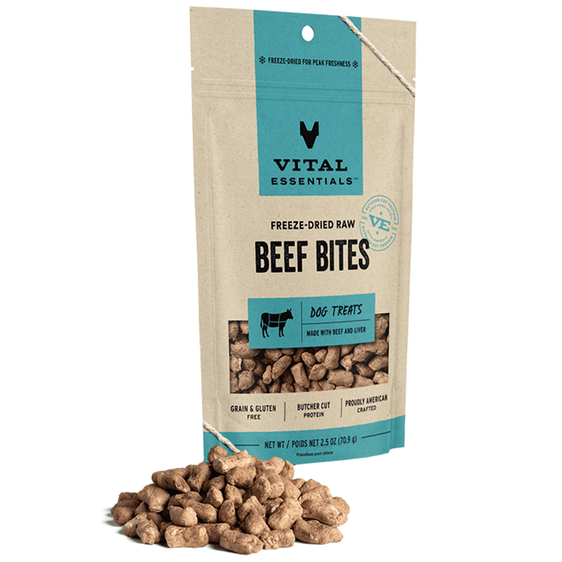Vital Essentials Freeze Dried Beef Bites