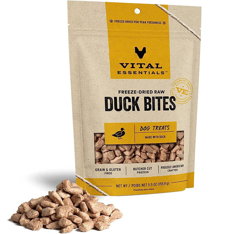 Vital Essentials Freeze Dried Duck Bites
