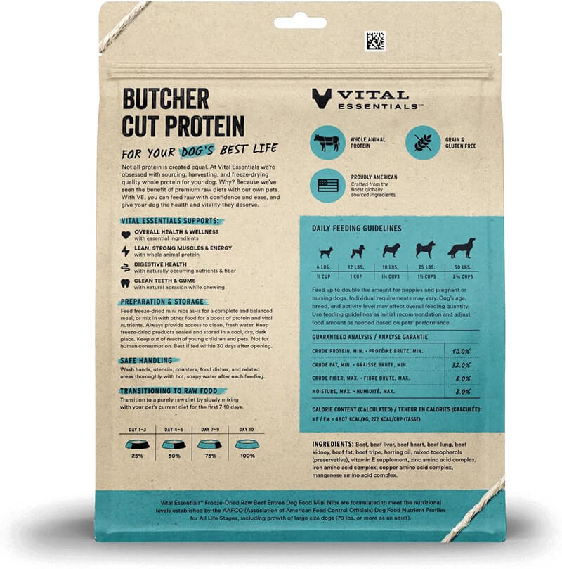 Vital Essentials Mini Nibs Beef