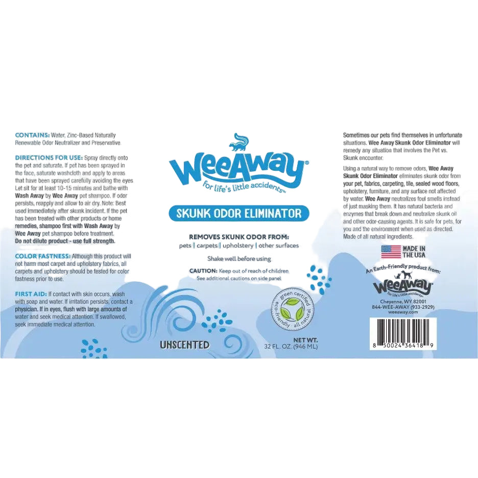 Wee Away Skunk Odor Eliminator