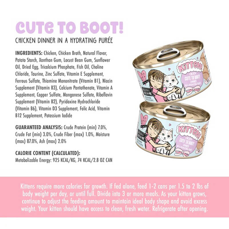 Weruva BFF Kitten Chicken Cute to Boot