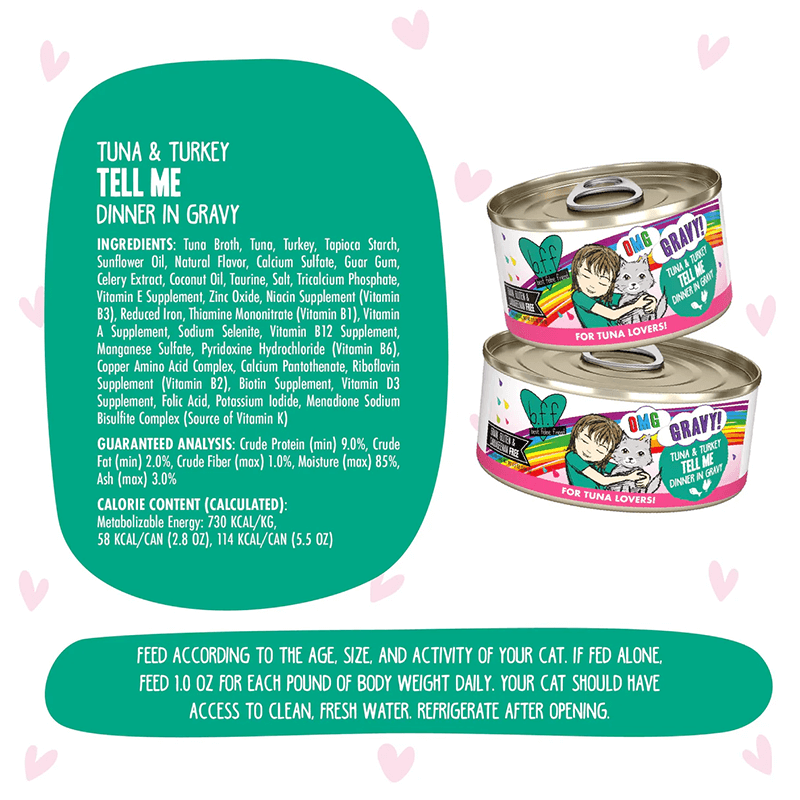 Weruva BFF OMG Tell Me Tuna & Turkey