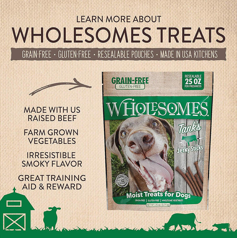 Wholesomes Jerky Sticks Tank DISCONTINUED