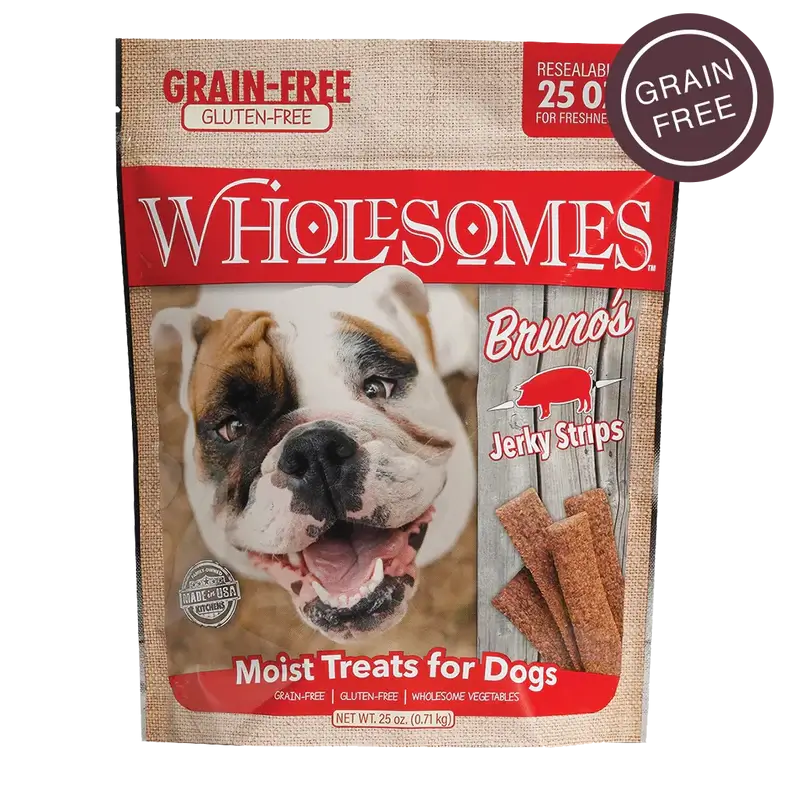 Wholesomes Jerky Strips Bruno