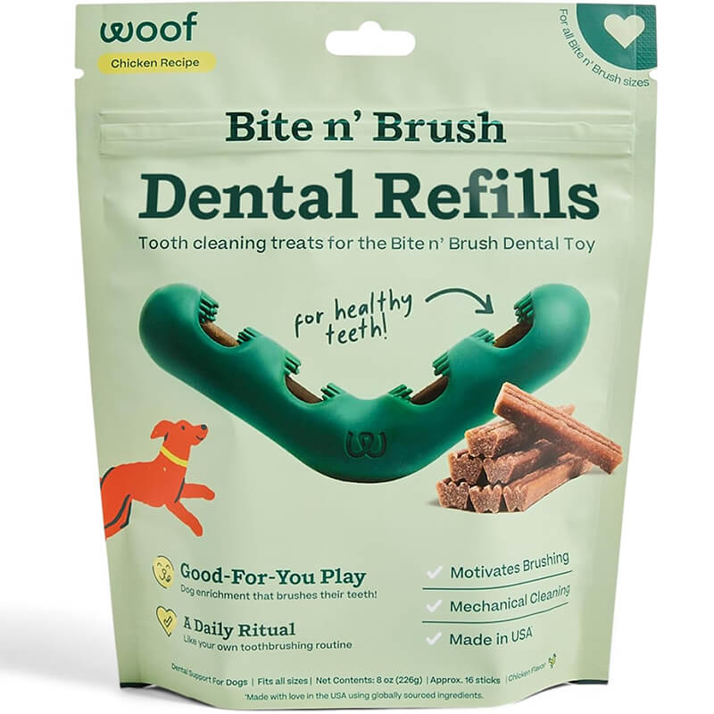 Woof Bite N' Brush Dental Refills