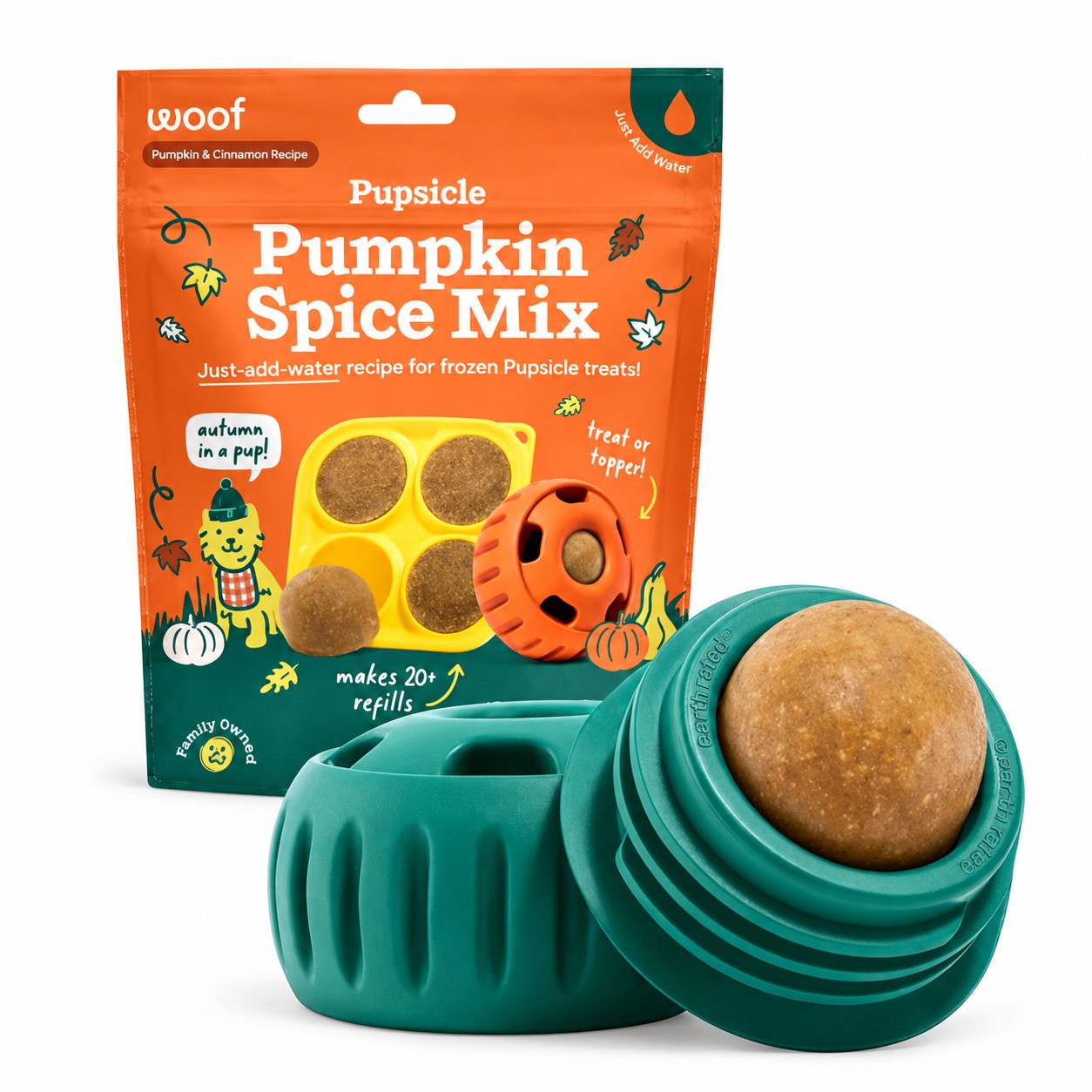 Woof Pumpkin Spice Pupsicle Mix