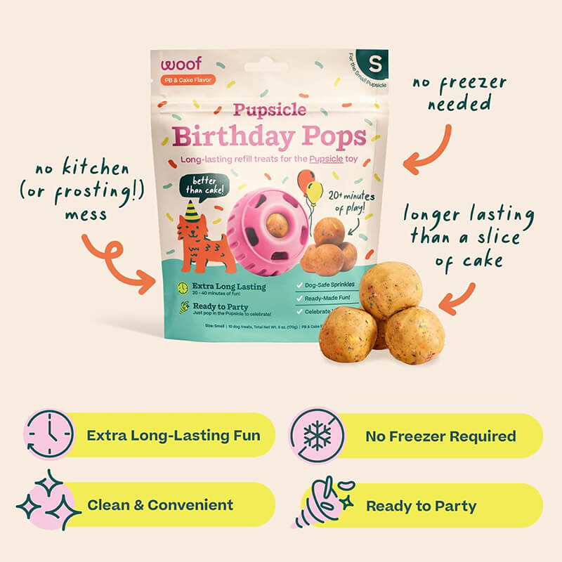 Woof Pupsicle Refill Pops Birthday