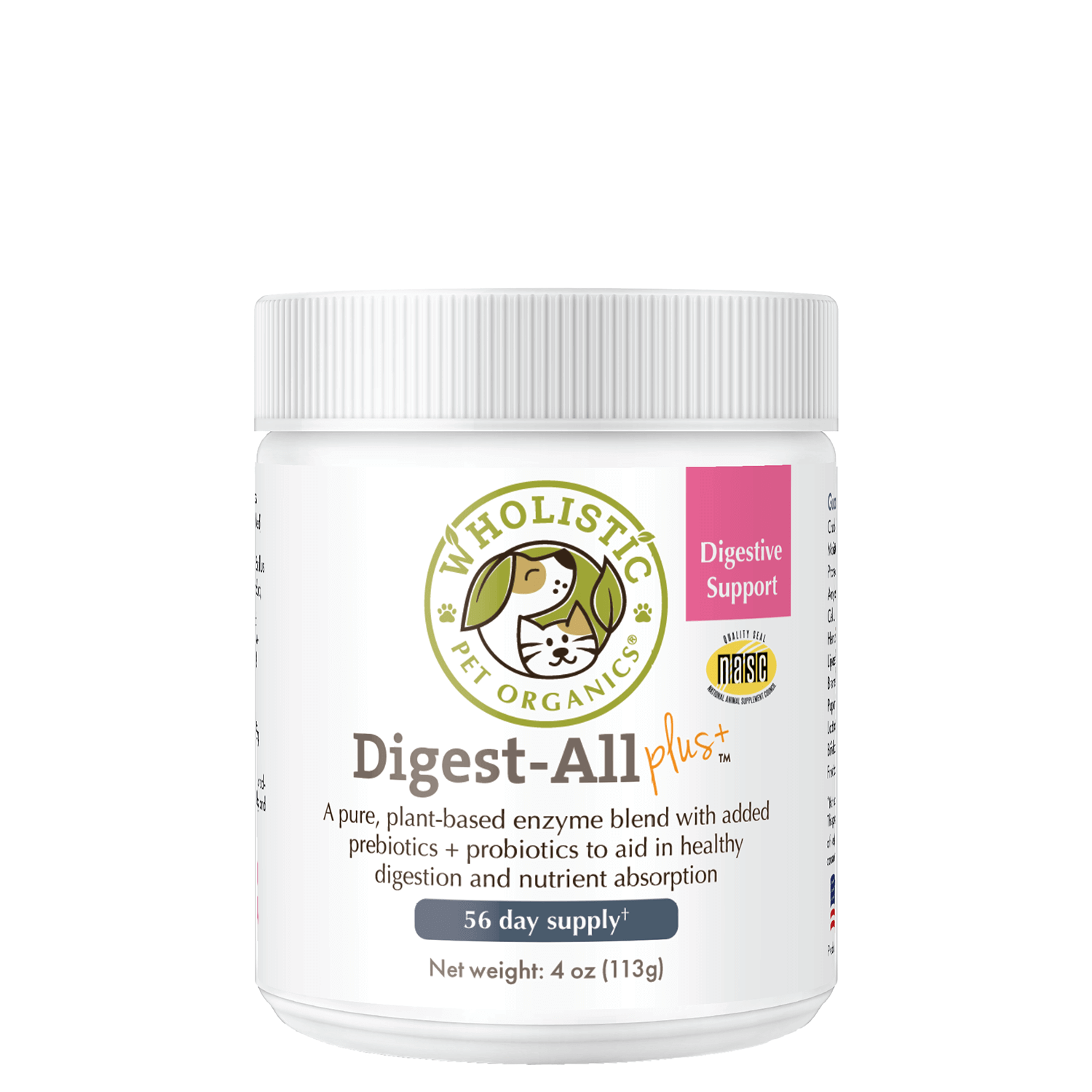 Wholistic Pet Organics Digest-All Plus