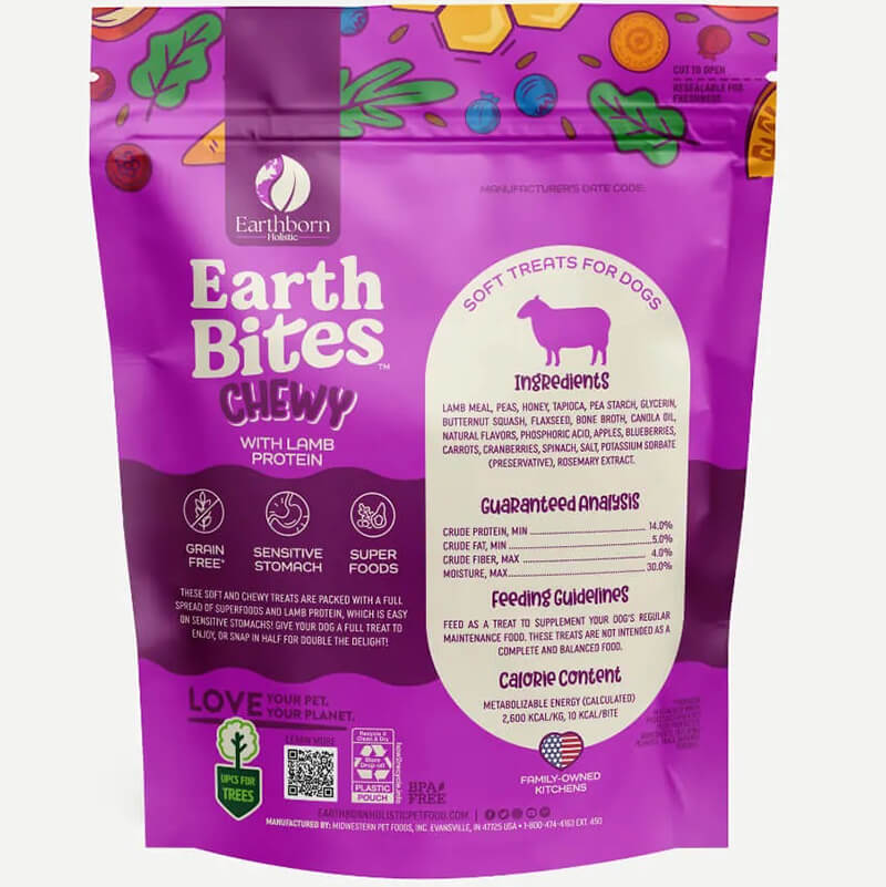 Earthborn Earth Bites Chewy Lamb