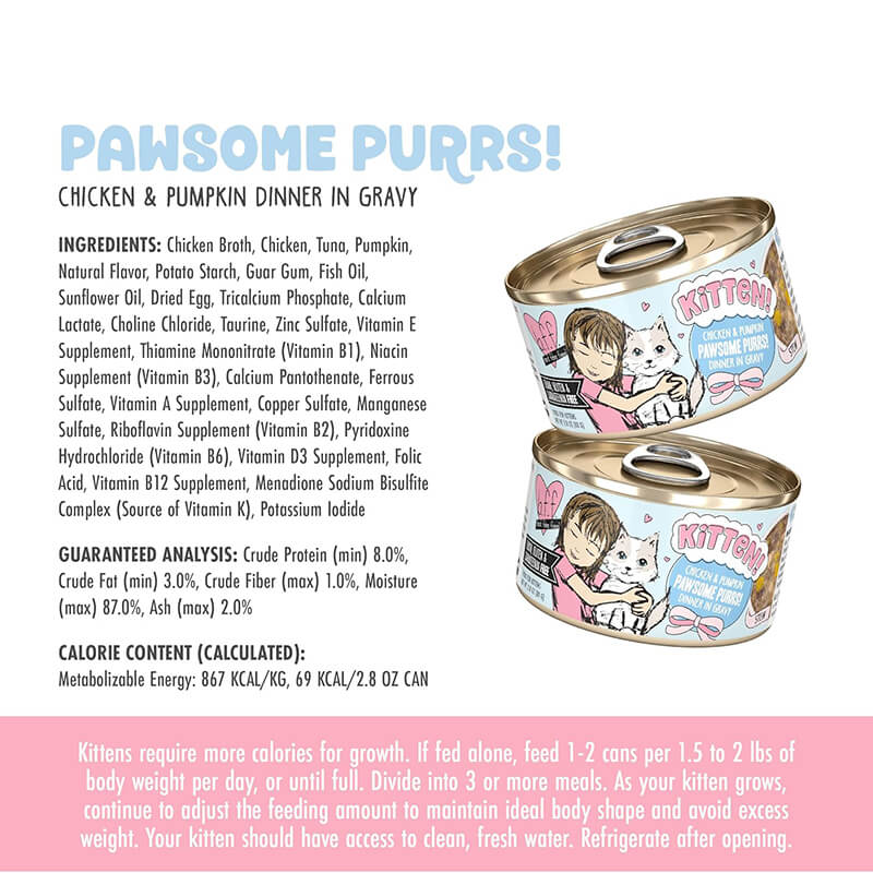 Weruva BFF Kitten Chicken & Pumpkin Pawsome Purrs