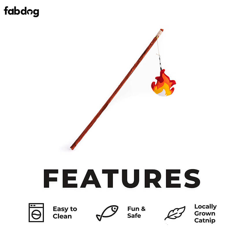 Fabcat Happy Camper Teaser Wand